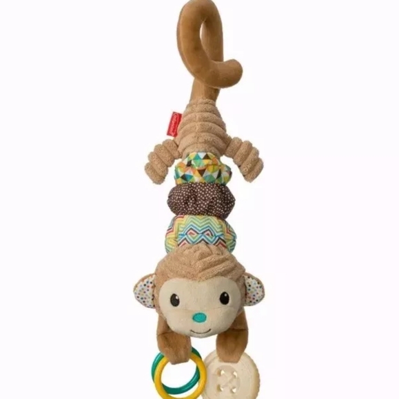 Infantino Go Gaga Musical Pull Down Plush Baby Stroller Toy Infant - Picture 2 of 8